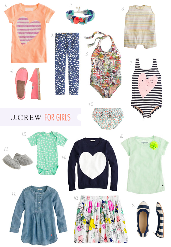 J. Crew girls for spring + a giveaway on 100 Layer Cakelet