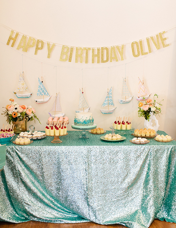 Sea-themed 1st Birthday Party | Love & Splendor | 100 Layer Cakelet