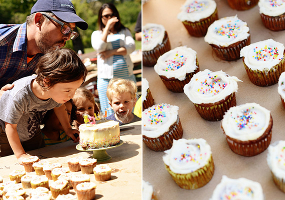 Outdoor Boys 3rd birthday party | 100 Layer Cakelet