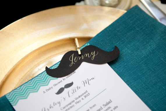 Moustache-themed boy's baby shower | 100 Layer Cakelet