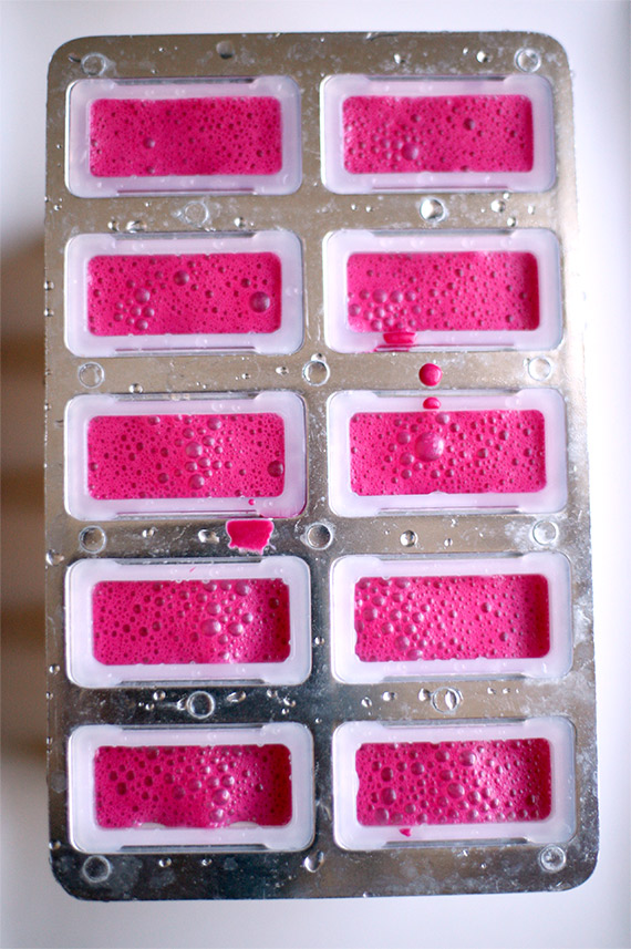 Beet popsicles with apples, greek yogurt, and honey | 100 Layer Cakelet