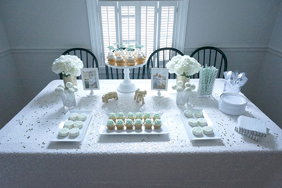 Mint baby shower ideas | 100 Layer Cakelet