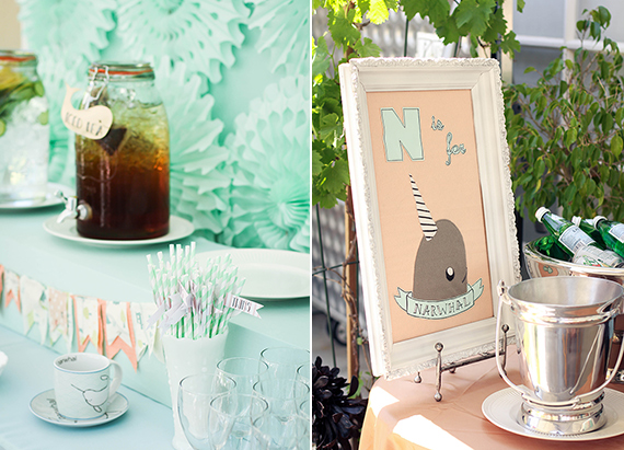 Twin baby shower | Lux Events and Design | 100 Layer Cakelet