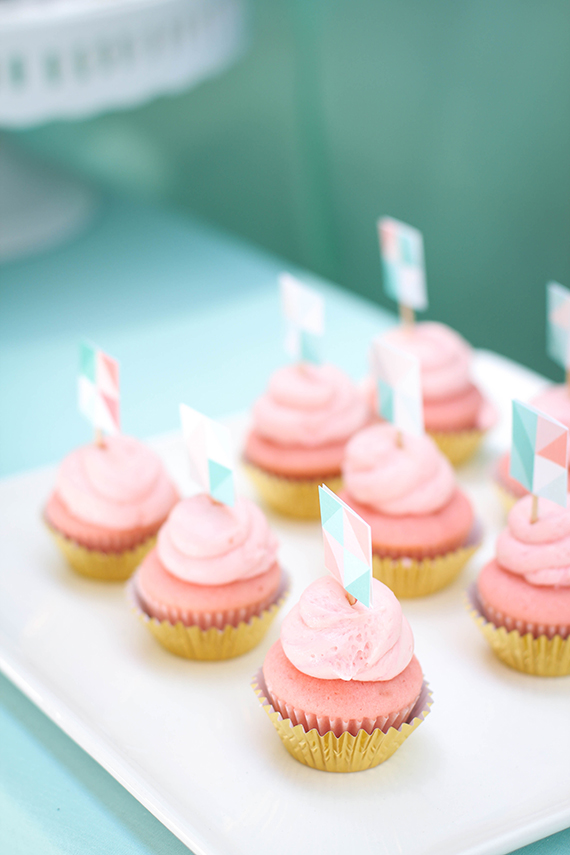 Twin baby shower | Lux Events and Design | 100 Layer Cakelet