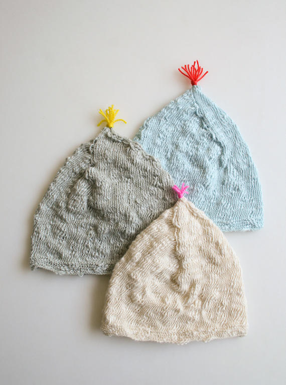 DIY newborn beanie from The Purl Bee | 100 Layer Cakelet