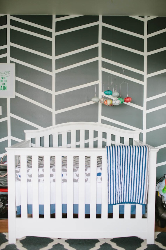 Modern boy's nursery | Erin J Saldana | 100 Layer Cakelet
