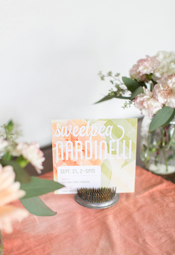 Amelia's sweet pea baby shower | Gather West Photography | 100 Layer Cakelet