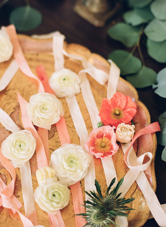 Floral wristlets for Kelly's bohemian baby shower by Bash Please | Lovechild Photography | 100 Layer Cakelet