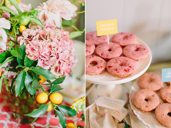 Pia's bright, modern sip and see party | Apryl Ann Photography | 100 Layer Cakelet