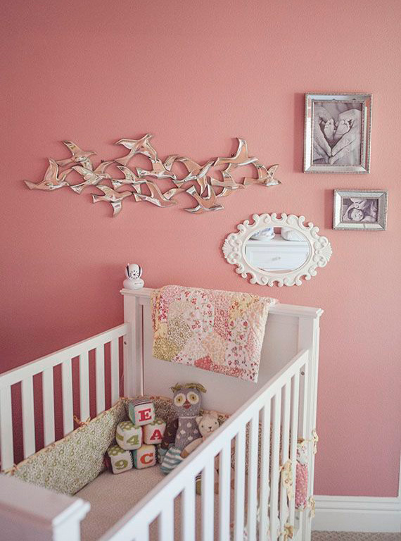 Cozy girl's nursery | Kristina Lee Photography | 100 Layer Cakelet
