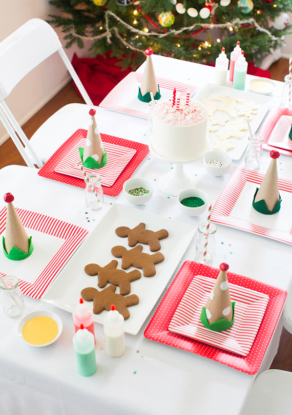 Holiday cookie decorating birthday party | photo by Scott Clark Photo | 100 Layer Cakelet