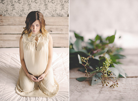 Wintery maternity photos from Destiny Dawn | 100 Layer Cakelet