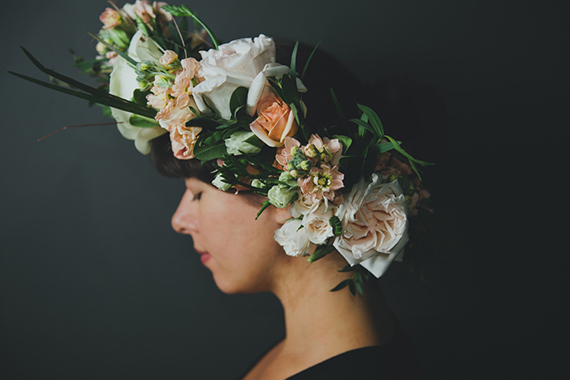 Flower crown maternity photos by Jayme Lang | 100 Layer Cakelet