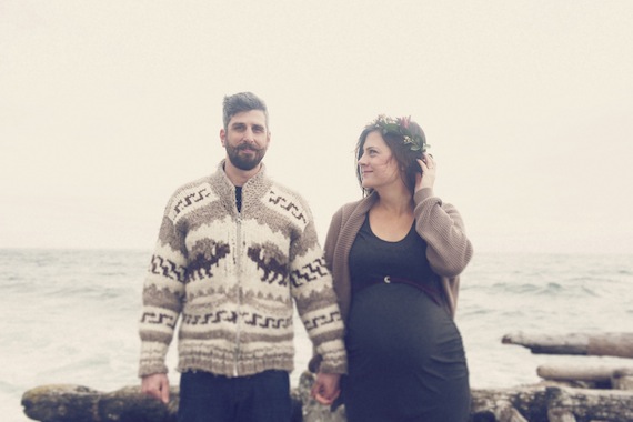 Stormy maternity photos in Victoria BC | AG Photography | 100 Layer Cakelet
