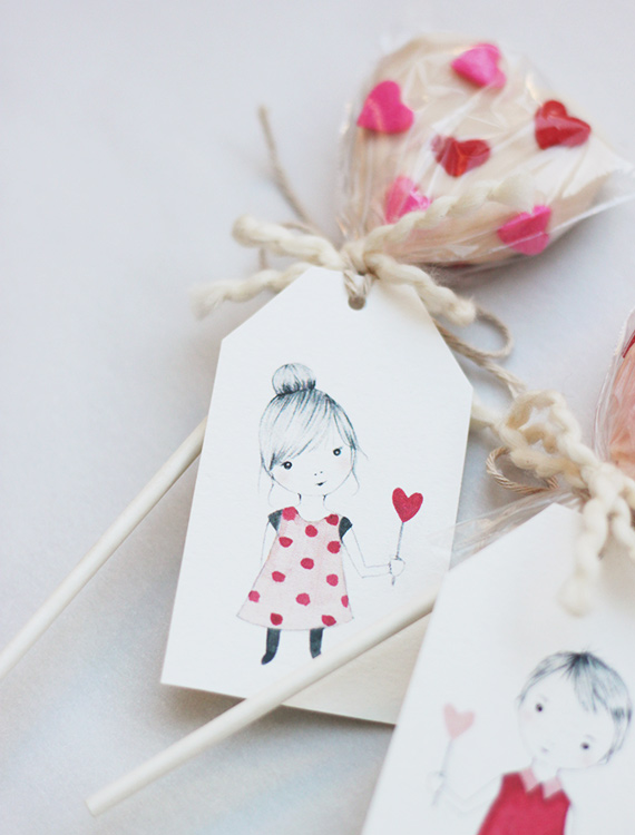 DIY cake pops and free printable tags from Kelli Murray | 100 Layer Cakelet