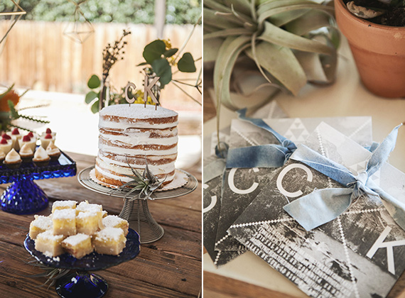 Bohemian boy's shower by Beijos Events | 100 Layer Cakelet