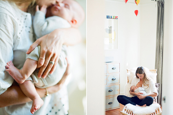 Los Angeles newborn photos at home by Erin Hearts Court | 100 Layer Cakelet