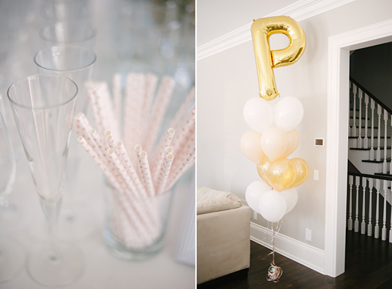 Pink and gold Sip n' See party for Penny | Melissa Baum Events | 100 Layer Cakelet