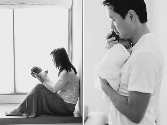 Modern newborn photos by Meg Perotti | 100 Layer Cakelet