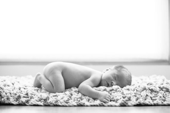 Modern newborn photos by Meg Perotti | 100 Layer Cakelet