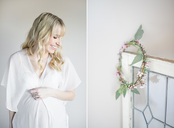 Studio mother-daughter maternity photos by Christie Graham Photography | Smitten Events | 100 Layer Cakelet