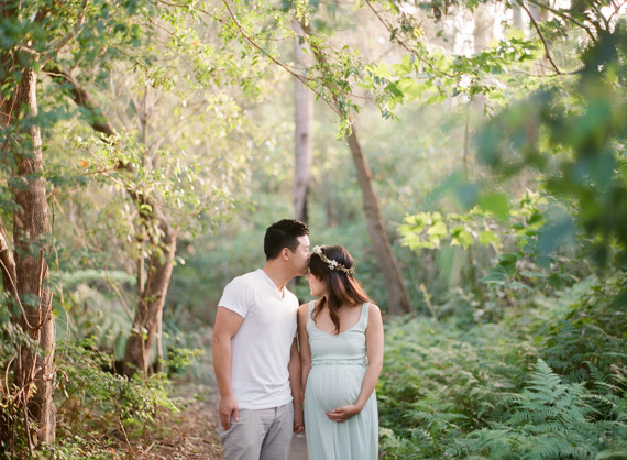 Forest maternity photos in Sydney Australia by Tealily Photography | 100 Layer Cakelet
