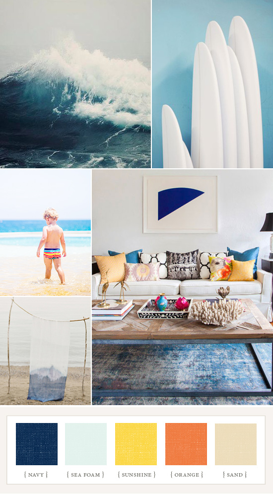 Nautical Surf color inspiration | 100 Layer Cakelet