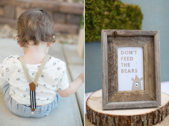 Baby bear birthday party by Natalie Ann Photography | 100 Layer Cakelet