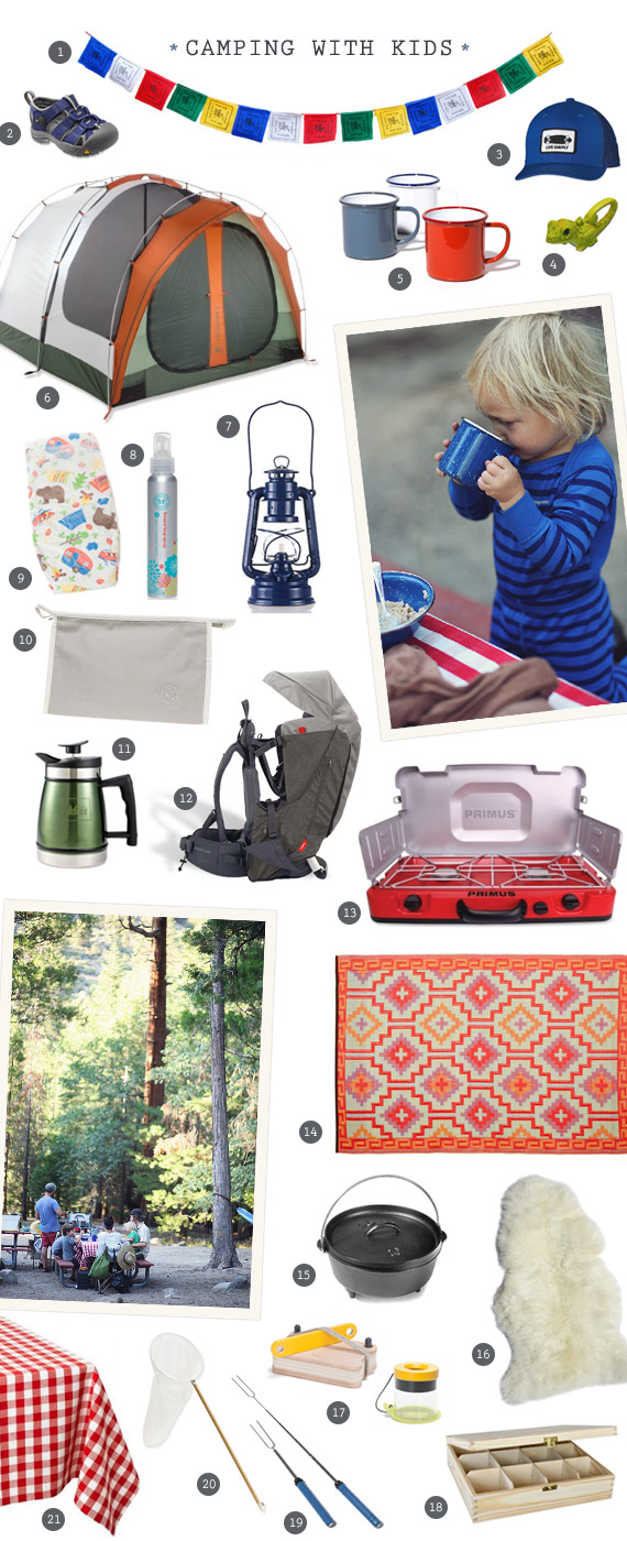 Gear for camping with kids | 100 Layer Cakelet