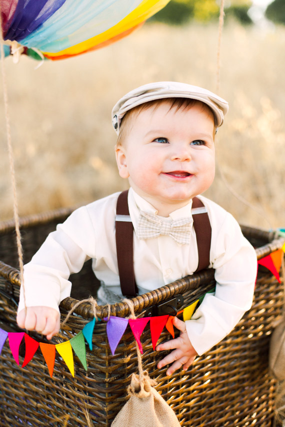 DIY hot air balloon photo session | Michelle Warren Photography | 100 Layer Cakelet