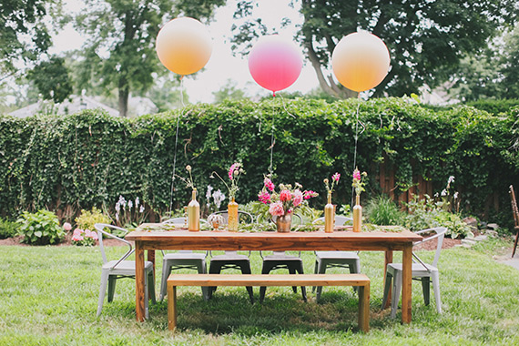 Pink backyard baby shower in New Jersey | Love Sylvia Photography | 100 Layer Cakelet
