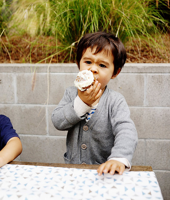 Theo's food-themed 2nd birthday by Good On Paper Design | 100 Layer Cakelet