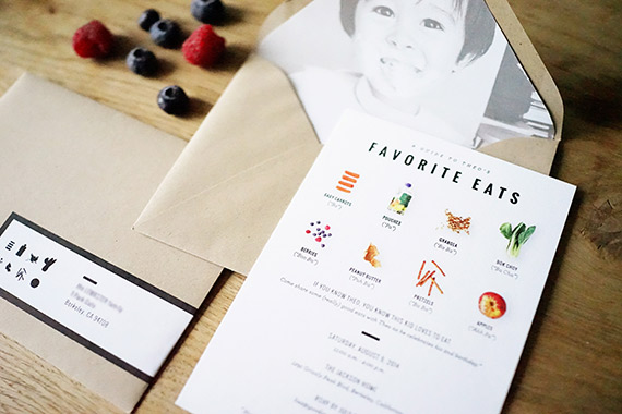 Theo's food-themed 2nd birthday by Good On Paper Design | 100 Layer Cakelet