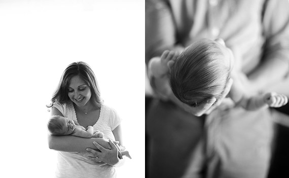 Modern girl's nursery and newborn photos by Stephanie Godfrey | 100 Layer Cakelet