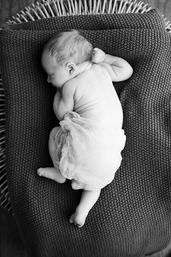 Modern girl's nursery and newborn photos by Stephanie Godfrey | 100 Layer Cakelet