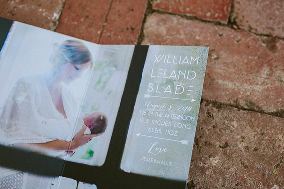 Modern birth announcements by Prim and Pixie | Wild Whim Photography | 100 Layer Cakelet