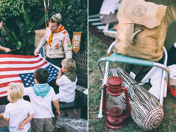 Moonrise Kingdom vintage boy school birthday party | Photos by Scott Clark Photo | Design and styling by Urbanic and 100 Layer Cakelet