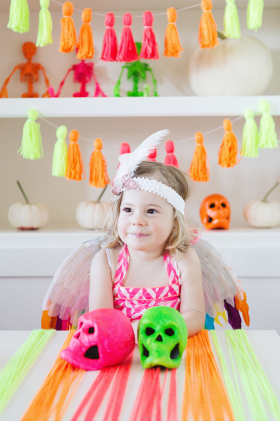 Neon Halloween Ideas | Photos by Jenna Elliott | 100 Layer Cakelet 