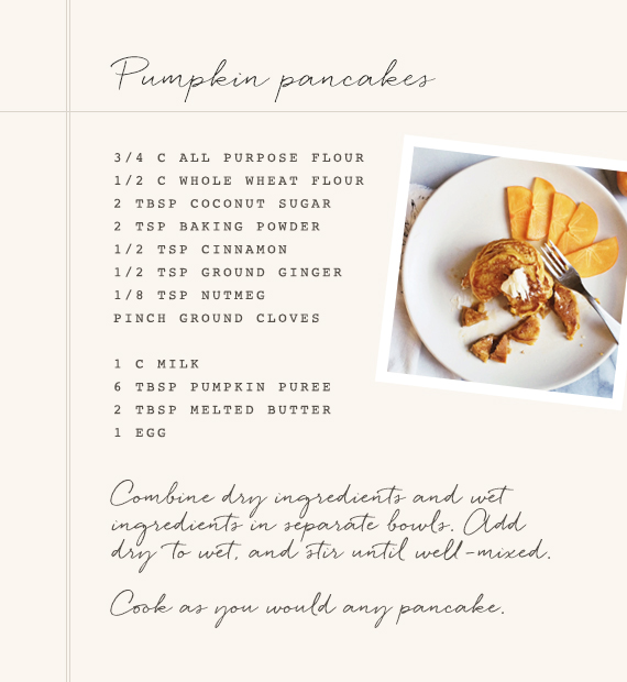Pumpkin pancakes recipe | 100 Layer Cakelet