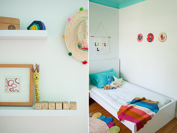 Warm, modern toddler girl's room from Mercie Ghimire Photography | 100 Layer Cakelet