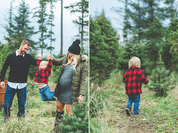 Canadian Christmas tree farm family photos by Studio 1079 | 100 layer Cakelet
