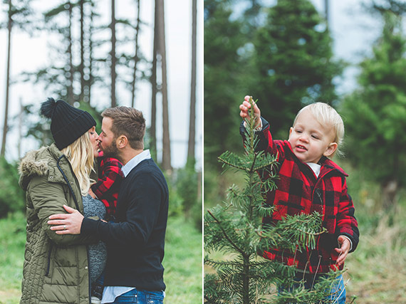 Canadian Christmas tree farm family photos by Studio 1079 | 100 layer Cakelet