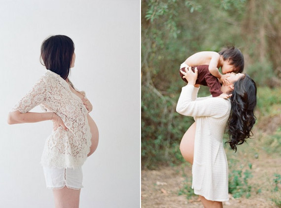 Maternity photos by Elizabeth Messina | 100 Layer Cakelet