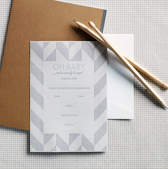 Lion and the Hunstman write-in letterpress invites | 100 Layer Cakelet