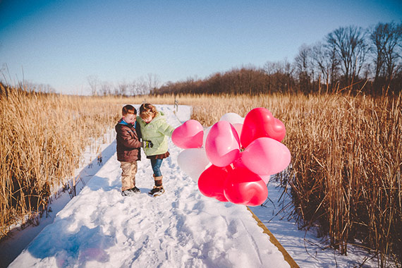 Sibling Valentine's Day photos | Barefeet Studio | 100 Layer Cakelet