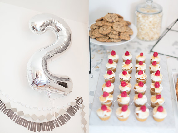 Silver 2nd birthday by Dulcet Creative | 100 Layer Cakelet