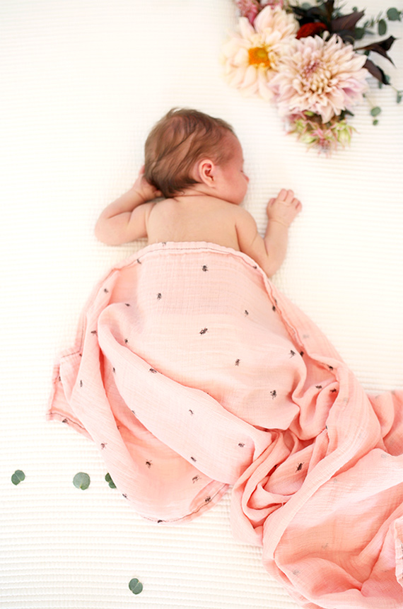 organic bamboo swaddles from buttermilk babies