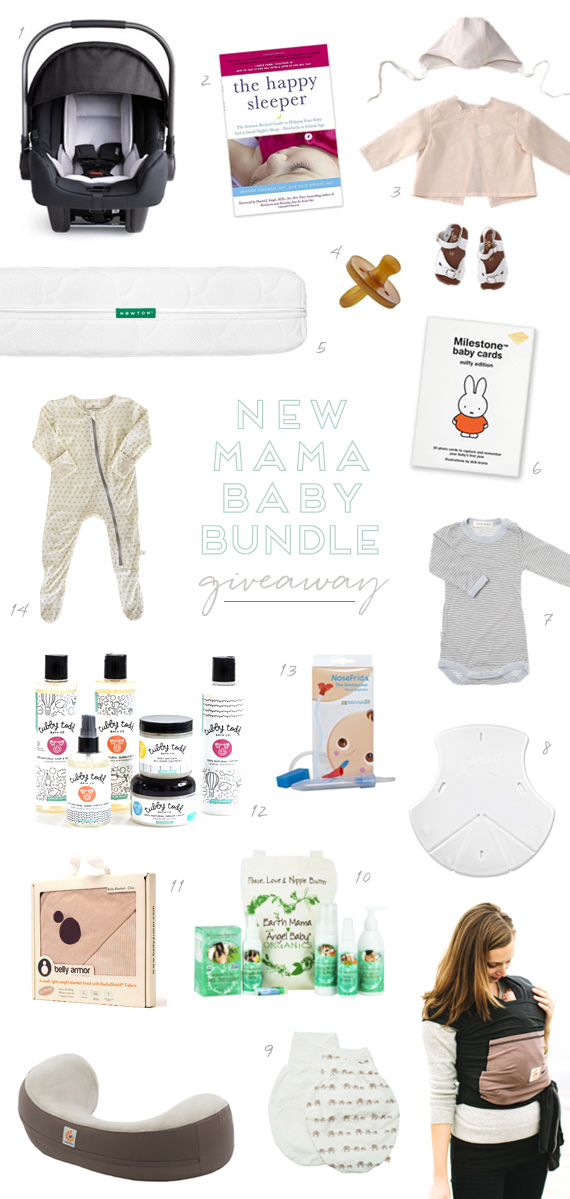 New mama baby bundle giveaway on Cakelet