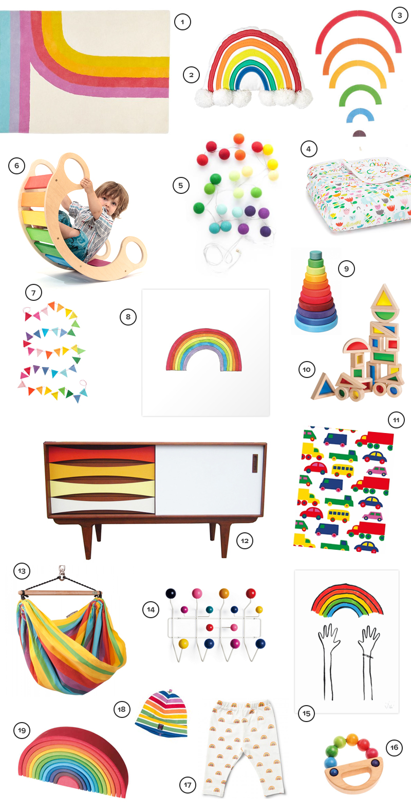 rainbow nursery ideas