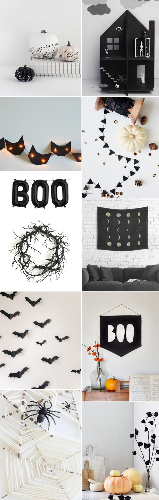 Minimal halloween decor ideas